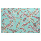 Lucky Koi Blue Stof (Fat Quarter)