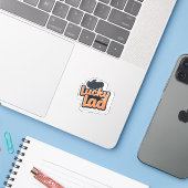 Lucky Lad St Patricks Day Kids Shamrock Sticker (Laptop met iPhone)