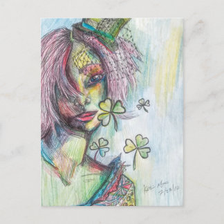 Lucky Lady Briefkaart