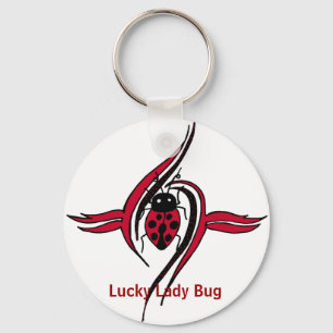 Lucky Lady Bug-sleutelketen Sleutelhanger