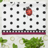 Lucky Ladybug Spots Theedoek (Gevouwen)