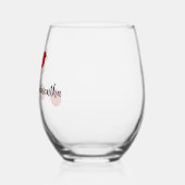 Lucky Ladybugs Design Vin Verre (Gauche)