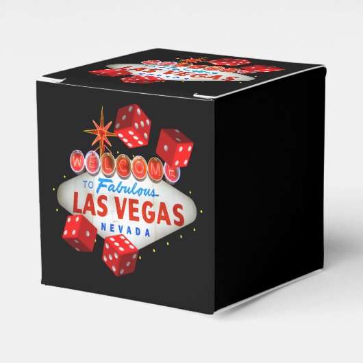 Lucky Las Vegas Box Bedankdoosjes (Voorkant Zijde)