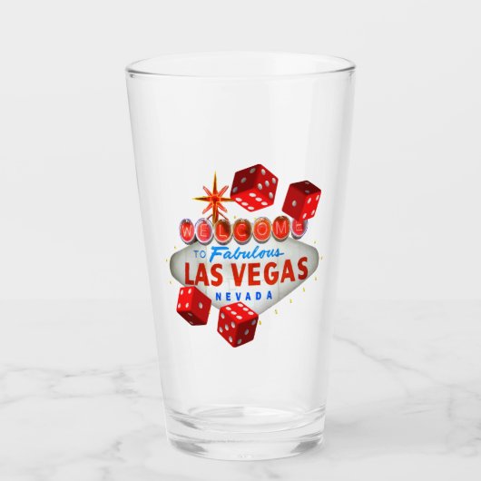 Lucky Las Vegas Glass Glas (Voorkant)