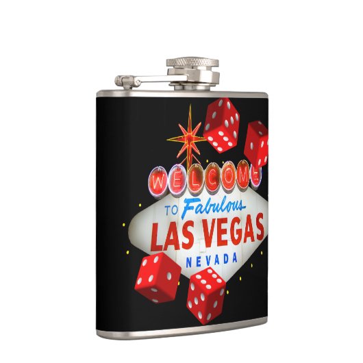 Lucky Las Vegas Pocket Flask Heupfles (Rechts)