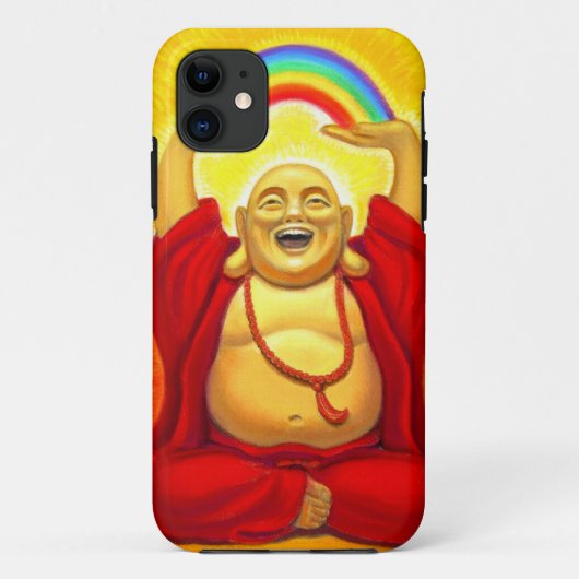 Lucky Laughing Rainbow Buddha iPhone 5 Hoesje (Achterkant)