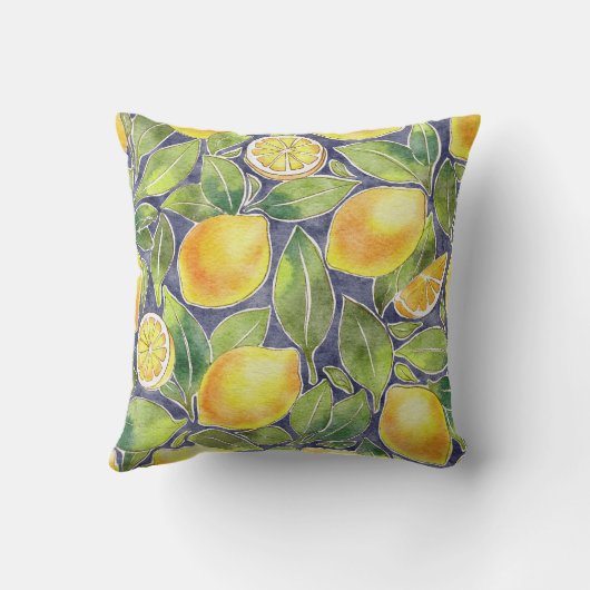 Lucky Lemon Kussen (Achterkant)