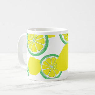 Lucky Lemons Organic Funky Café Mug