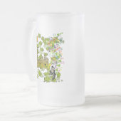 Lucky Leprechaun en Zijn Irish Castle Matglas Bierpul (Voorkant links)