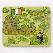 Lucky Leprechaun en Zijn Irish Castle Muismat (Voorkant)