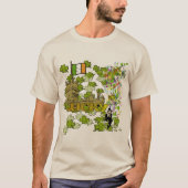 Lucky Leprechaun en Zijn Irish Castle T-shirt (Voorkant)