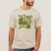 Lucky Leprechaun en Zijn Irish Castle T-shirt (Voorkant)
