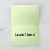 Lucky Leprechaun Gnomes Kaart (Binnen)