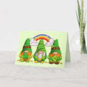 Lucky Leprechaun Gnomes Kaart (Voorkant)