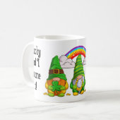Lucky Leprechaun Gnomes Koffiemok (Voorkant links)