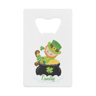 Lucky Leprechaun Kredietkaart Flessenopener