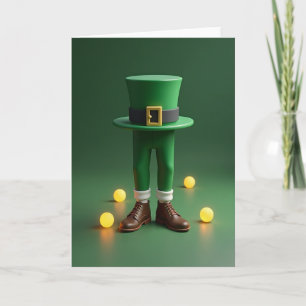 Lucky Leprechaun Kunstkaart Kaart