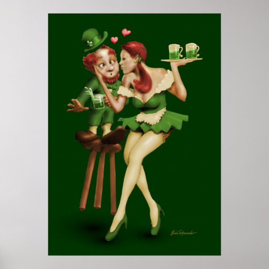 Lucky Leprechaun Poster (Voorkant)