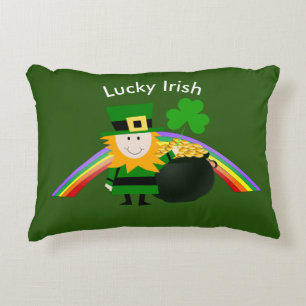 Lucky Leprechaun St. Patrick's Day Accent Kussen