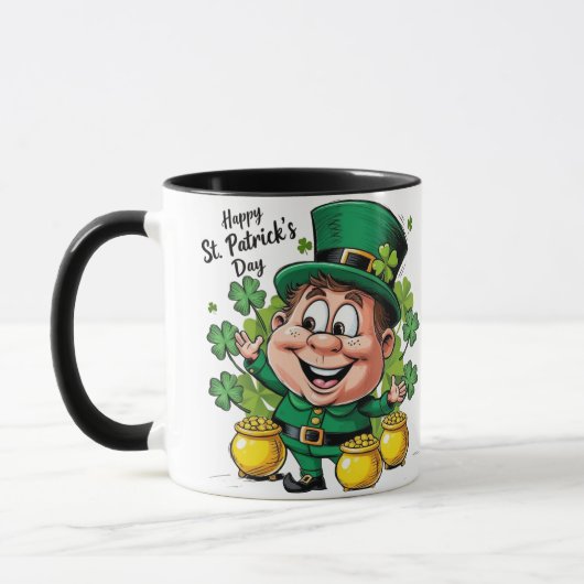 Lucky Leprechaun St. Patrick's Day Mok (Links)