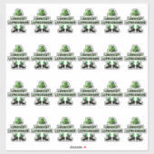 Lucky Leprechaun St. Patrick's Day Sticker (Vel)
