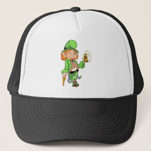 Lucky Leprechaun Trucker Pet (Voorkant)