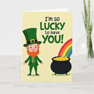 Lucky Leprechaun Vriendenkaart Kaart