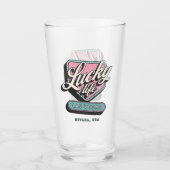 Lucky Life Las Vegas Nevada Glas (Voorkant)