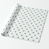 Lucky Little Four Leaf Clovers Saint Patricks Day Cadeaupapier (Uitgerold)