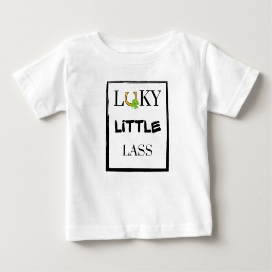 Lucky Little Lass Tshirt (Voorkant)