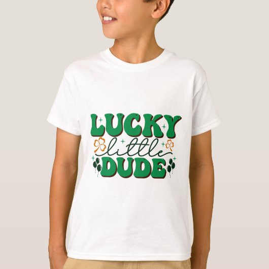 Lucky Little Man T-shirt (Voorkant)