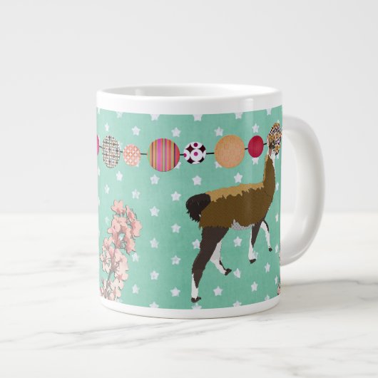 Lucky Llama Stars Mok (Voorkant rechts)