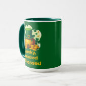 Lucky Loaded Blessed St Patrick’s Day  - caneca Mok (Voorkant links)