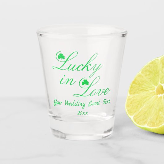 Lucky Love Shot Glas (Voorkant)