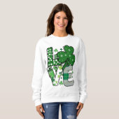 Lucky LOVE St. Patrick's Day Sweatshirt (Voorkant volledig)