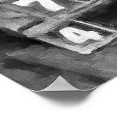 LUCKY LUCIANO MUGSHOT PAINTERLY POSTER (Hoek)