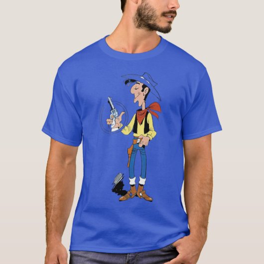 Lucky Luke Pistol Boy girl gift T-shirt (Voorkant)