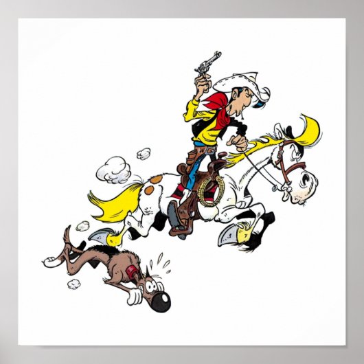 Lucky Luke Poster (Voorkant)
