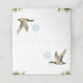 Lucky Mallard Duck Boy Verjaardag Food Tent (Buitenkant ongevouwen)