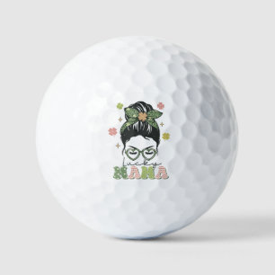 Lucky Mama - Messy Bun - Clover St. Patrick's Golfballen