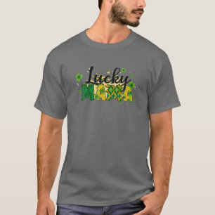 LUCKY MAMA ST. PATRICK'S DAY MOM T-SHIRT