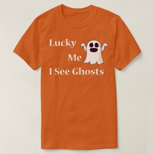 Lucky Me I See Ghosts 3 T-shirt (Design voorkant)
