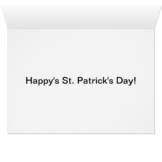 Lucky met Rainbows, Gold en Shamrocks. ZSSG (Binenzijde Horizontaal (Onderkant))