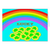 Lucky met Rainbows, Gold en Shamrocks. ZSSG (Voorkant Horizontaal)