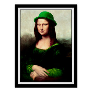 Lucky Mona Lisa St. Perfect Poster