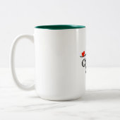 Lucky mugcup tweekleurige koffiemok (Links)