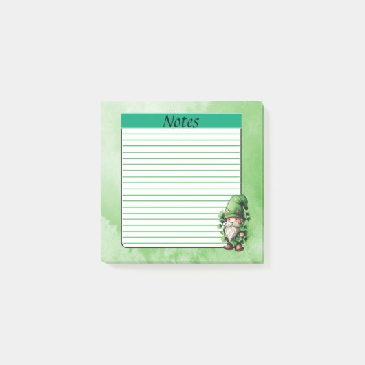 Lucky Notes St. Patrick's Day Post-It Notes (Voorkant)