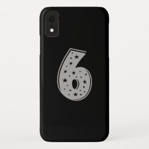 Lucky Number 6 Happy Birthday iPhone XR Hoesje