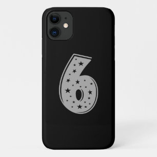 Lucky Number 6 Happy Birthday iPhone 11 Hoesje