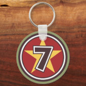 Lucky Number 7 Sleutelhanger (Voorkant)